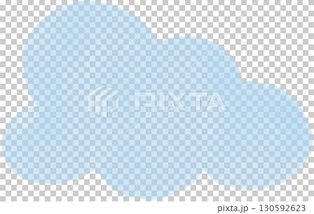 Cloud watercolor decoration 130592623