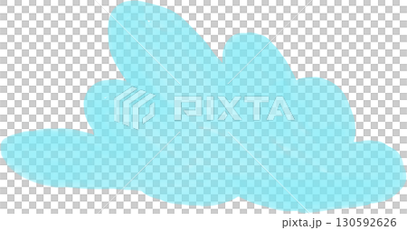 Cloud watercolor decoration 130592626