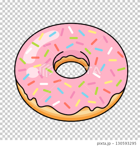 ストロベリードーナツのアイコン 130593295