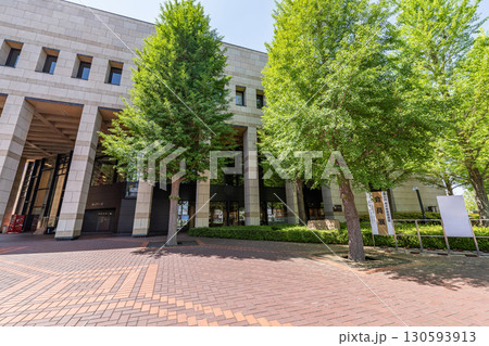 栃木県宇都宮市 快晴の栃木県総合文化センター 栃木県宇都宮市 快晴の栃木県総合文化センター 130593913