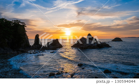 笹川流れ・夕景 130594044