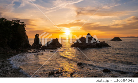 笹川流れ・夕景 130594045