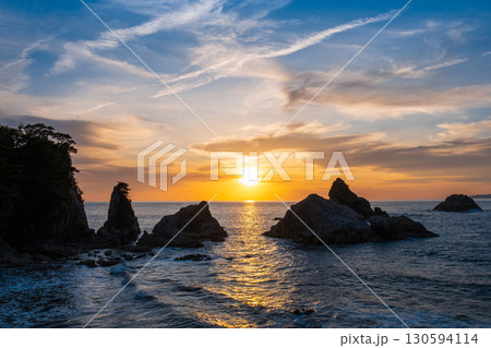 笹川流れ・夕景 130594114