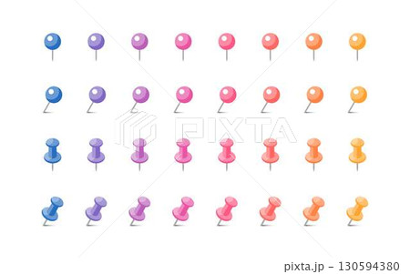 シンプルなマップピンのアイコン シンプルなマップピンのアイコン 130594380