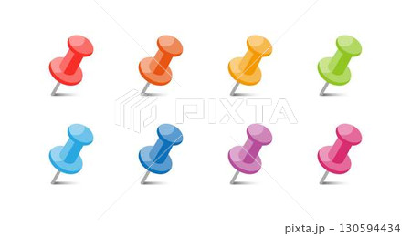 シンプルなマップピンのアイコン 130594434