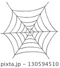 Spiderweb Illustration on Black Background-2 130594510