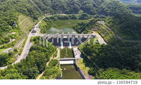 広島県三次市【灰塚ダム】_ドローン空撮_ HMMHAIZU_No07 広島県三次市【灰塚ダム】_ドローン空撮_ HMMHAIZU_No07 130594719