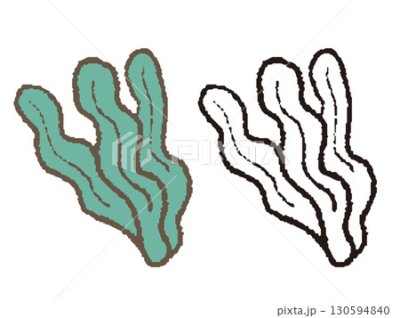 手描きのわかめ 130594840