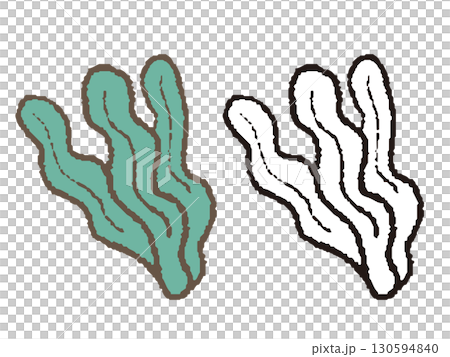 手描きのわかめ 130594840