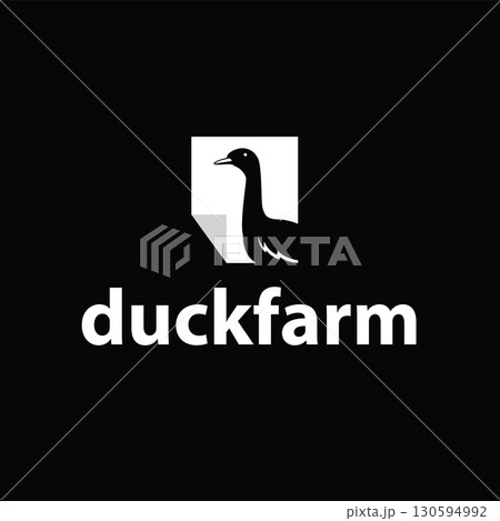 Duck logo black silhouette design livestock concept farm animal duck silhouette design for product brand, poster, symbol, icon templet illustration Duck logo black silhouette design livestock concept farm animal duck silhouette design for product brand, poster, symbol, icon templet illustration 130594992
