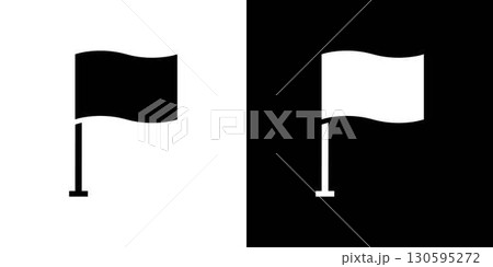 地図のマップピン 130595272