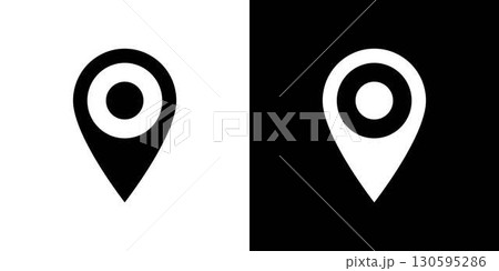 地図のマップピン 地図のマップピン 130595286