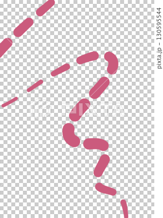 Pop zigzag lines floating on a white background Pop zigzag lines floating on a white background 130595544