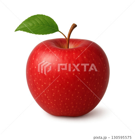 赤い林檎の背景透過イラスト 130595575