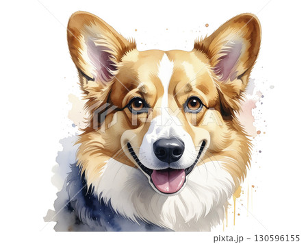 コーギー　AI生成画像  130596155