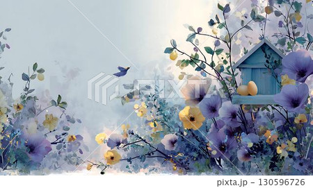 wild flower background 130596726