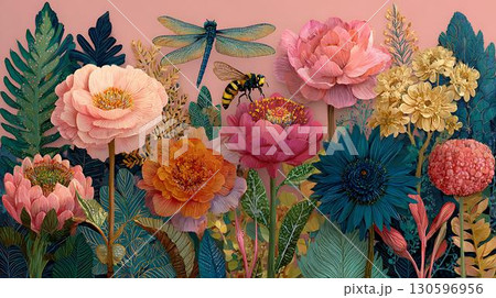 flower of wild rose 130596956