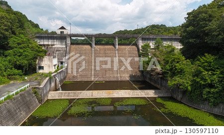 広島県世羅郡【京丸ダム】_ドローン空撮_HSSERAKIMA_No10 130597110