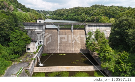 広島県世羅郡【京丸ダム】_ドローン空撮_HSSERAKIMA_No12 130597112