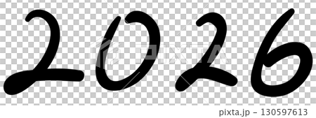 手寫風格 2026 | 中尖氈頭筆型 130597613