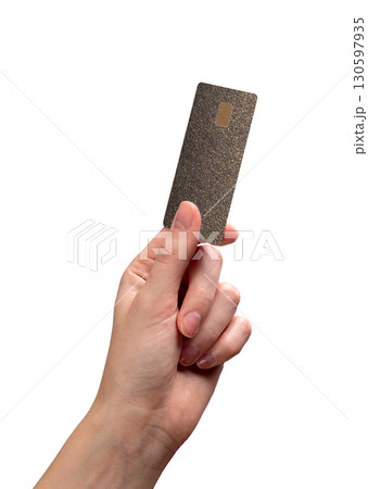 Closeup of bankcard. Hand and chip, salary in progress, secure commerce, cashback, credit service, Closeup of bankcard. Hand and chip, salary in progress, secure commerce, cashback, credit service, 130597935