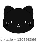 黒猫のイラスト 130598366