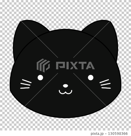 Black cat illustration 130598366