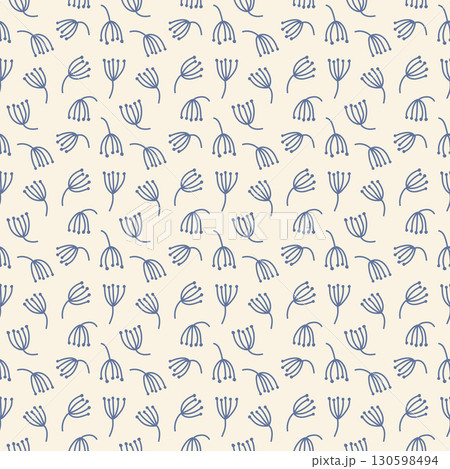 Seamless floral pattern, repeating pattern design of floral in delicate colors. 130598494
