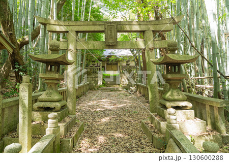 十禅寺山の金剛峰付近にある日吉神社(岡山県玉野市) 十禅寺山の金剛峰付近にある日吉神社(岡山県玉野市) 130600288