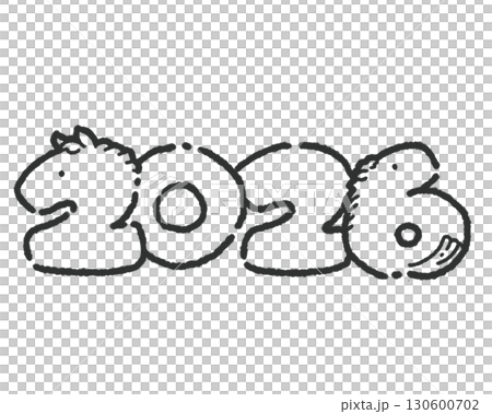 2026年馬年手寫標誌 130600702