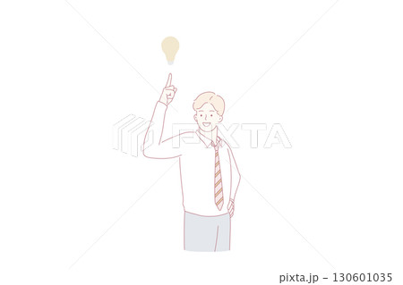 Having great business idea concept. 130601035