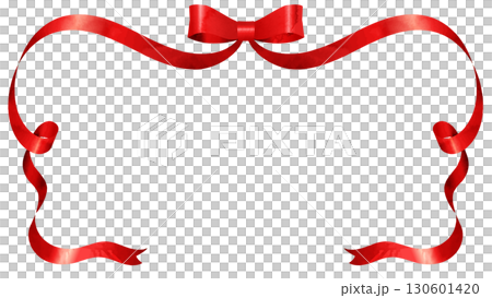 典雅的水彩畫框架背景與絲帶 典雅的水彩畫框架背景與絲帶 130601420