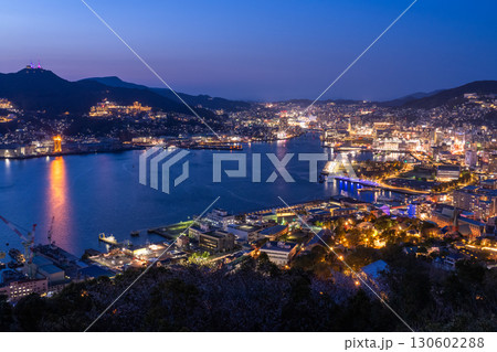 《長崎県》長崎市鍋冠山の夜景・日本三大夜景 130602288