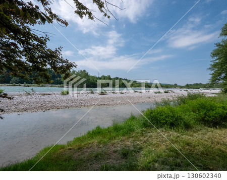 Piave River in Northern Italy Scenic Nature and Historic Landmark 130602340