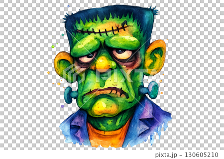 Vibrant colorful monstrous figure with exaggerated features on transparent PNG background Vibrant colorful monstrous figure with exaggerated features on transparent PNG background 130605210