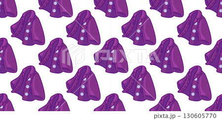 Seamless Purple Coat Pattern Seamless Purple Coat Pattern 130605770