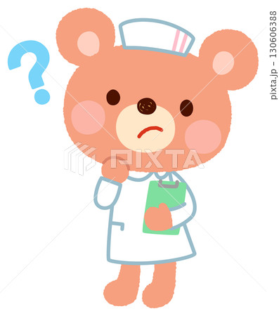 クマの看護師さん ナース 説明 クマの看護師さん ナース 説明 130606388