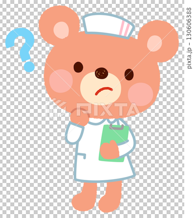 クマの看護師さん ナース 説明 クマの看護師さん ナース 説明 130606388