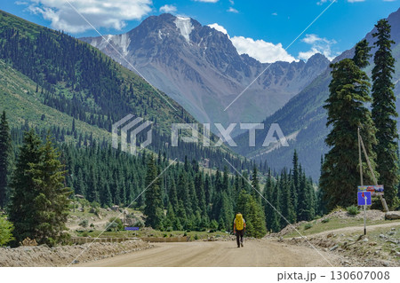 キルギス_ バルスコオン_国道A364号線 130607008