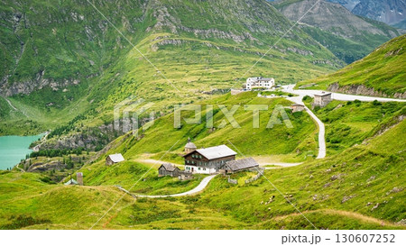 Grossglockner High Alpine Road Scenic Mountain Landscape in Austria, Beauty of Alpine Nature 130607252