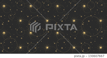 Mystical boho seamless pattern Mystical boho seamless pattern 130607667
