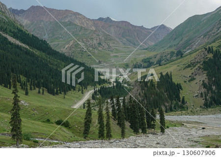 キルギス_ バルスコオン_国道A364号線 キルギス_ バルスコオン_国道A364号線 130607906