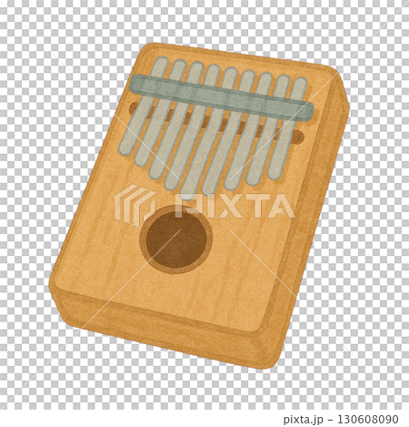 【楽器】カリンバのイラスト 130608090