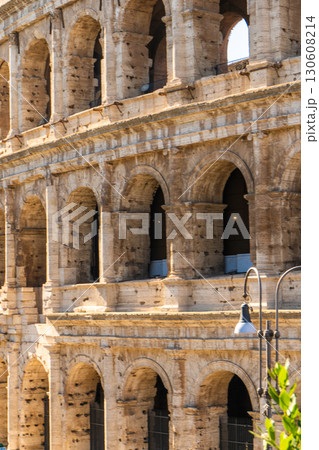 Colosseum Rome Italy architecture closeup 130608214