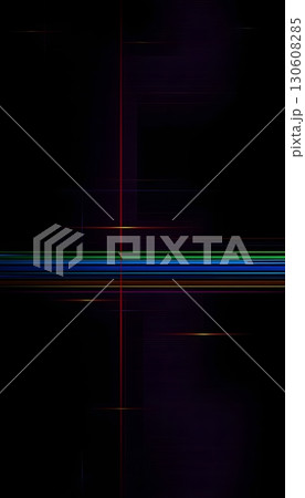 Dynamic Abstract Background with Vibrant Lines on a Dark Backdrop 130608285