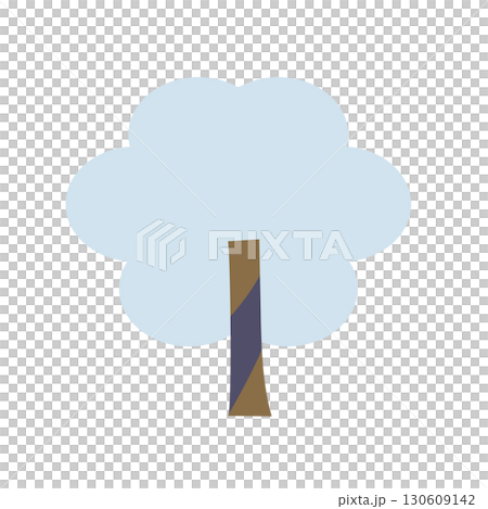 簡單的冬天樹插圖 130609142