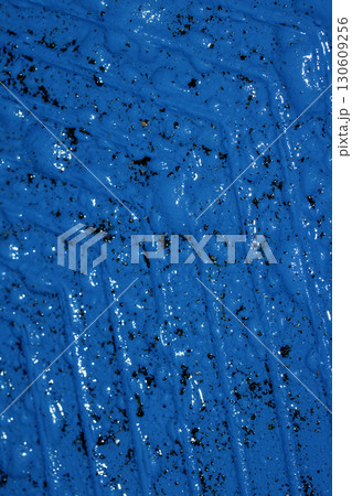 Abstract interesting chrome and paint bubble background 130609256