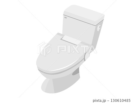 洋式トイレのイラスト 130610485