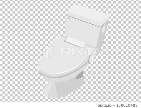 洋式トイレのイラスト 130610485