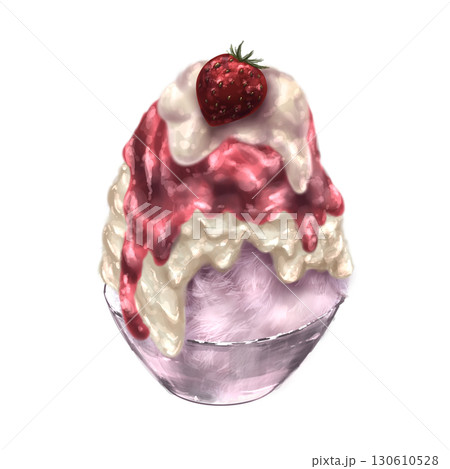 いちごのとろけるクリーミーかき氷 130610528